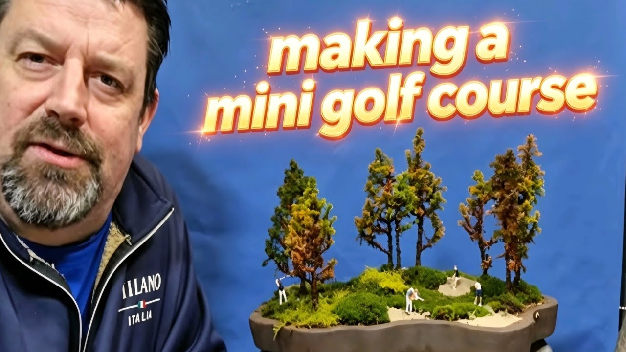 Creating a small golf penjing 