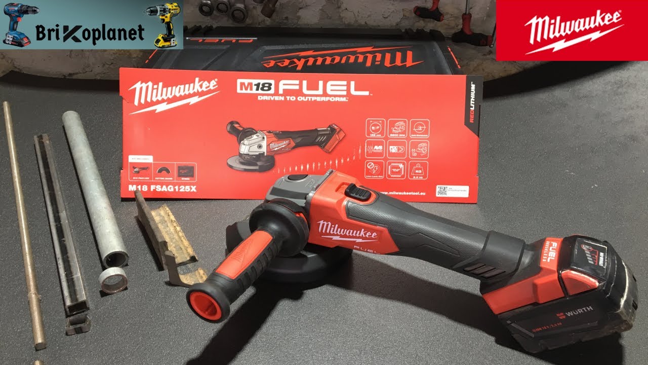 ШЛИФОВАЛЬНАЯ МАШИНА MILWAUKEE M18 FSAG125X-0X