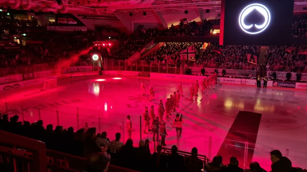 Ennen peliä Ässät - Lukko 7.3.2025.