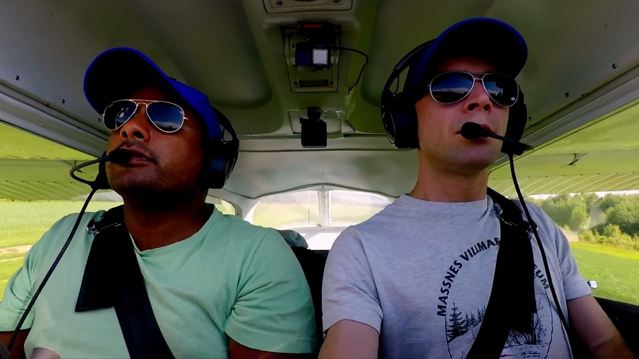 VFR: Ep1 Nordic sky trip - First flight to Sweden with our Cessna 172