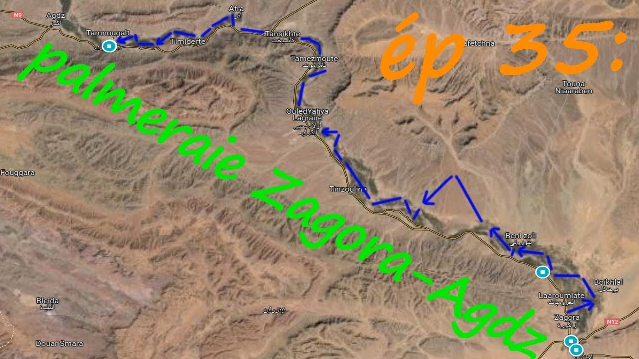 épisode 35 la palmeraie de Zagora à Agdz