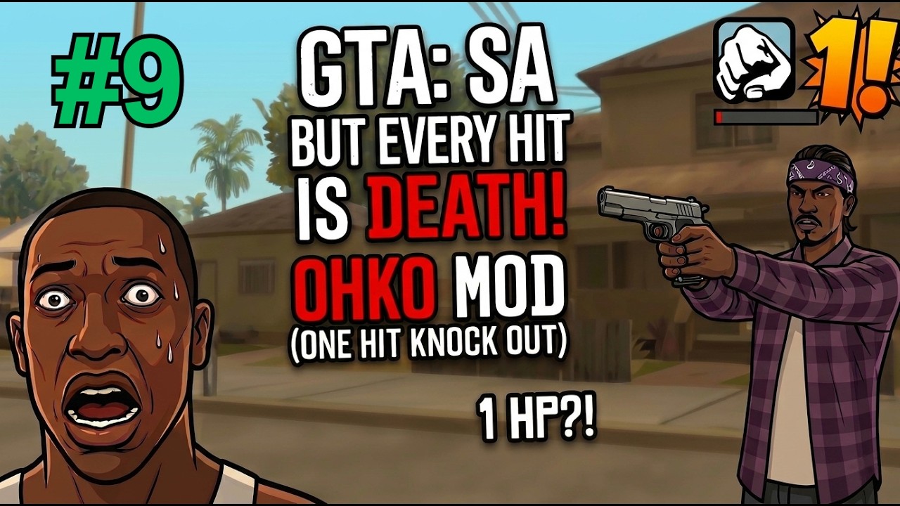 #9 GTA: San Andreas (OHKO) - fina przejścia z  1 HP