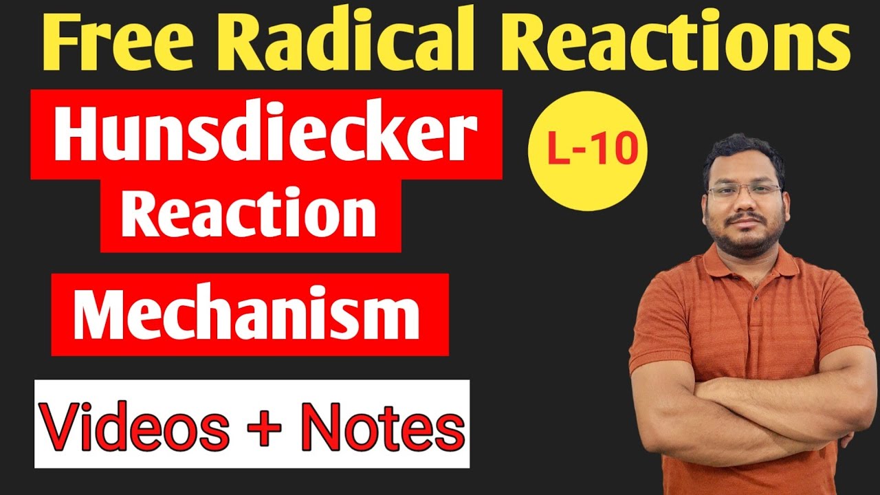 Hunsdiecker Reaction | Mechanism | Examples | by pankaj sir