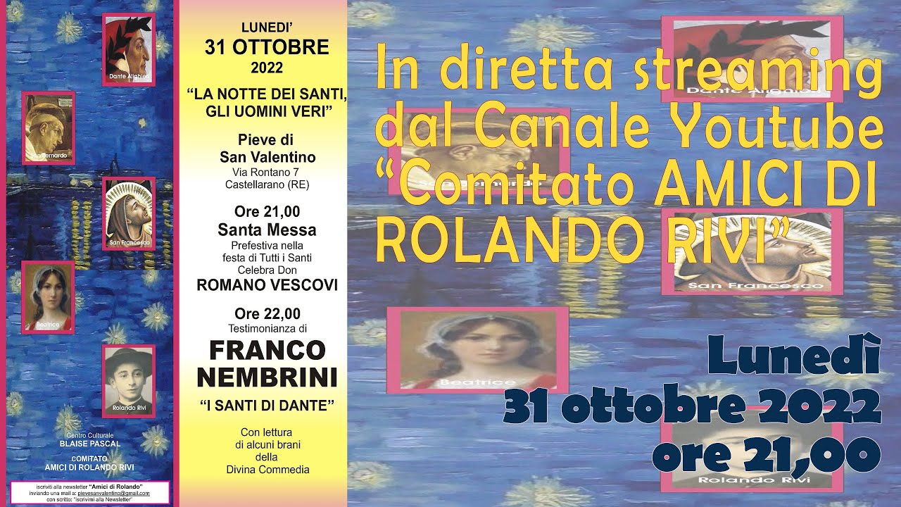 La notte dei Santi 2022 -  i Santi di Dante Alighieri