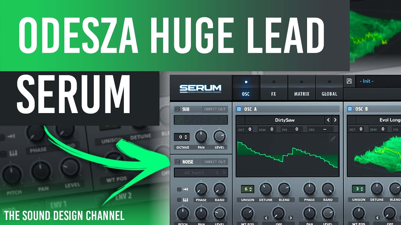 SERUM Tutorial | HUGE Lead Sound , Electronica | ODESZA - The Last Goodbye Ninjatune  - Tutorial