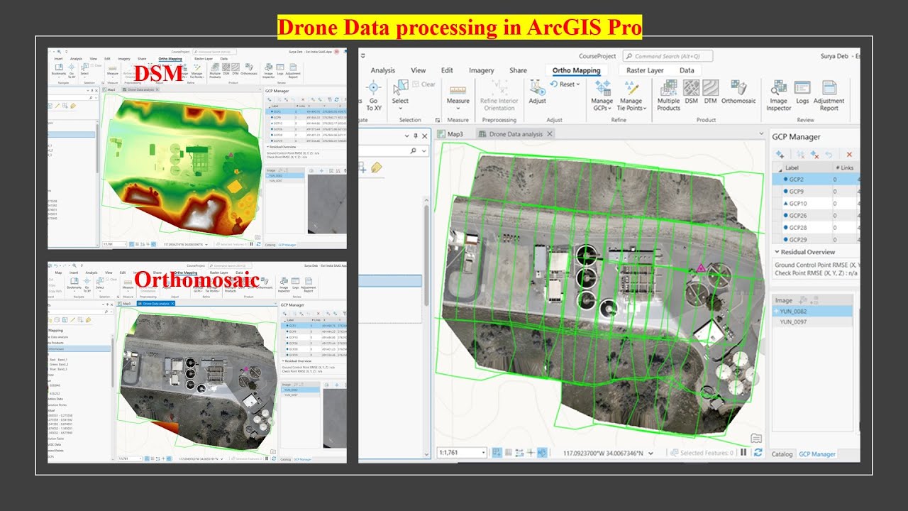 Ортокартографирование и создание ЦМП в ArcGIS Pro: обработка изображений с беспилотников
