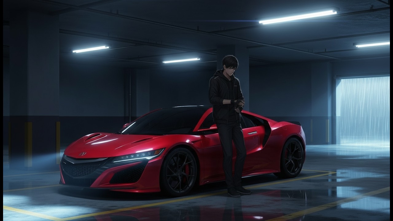 Anime Night Drive to the Mountains 🌧️ | Acura NSX Rain Drift | Cinematic Eurobeat