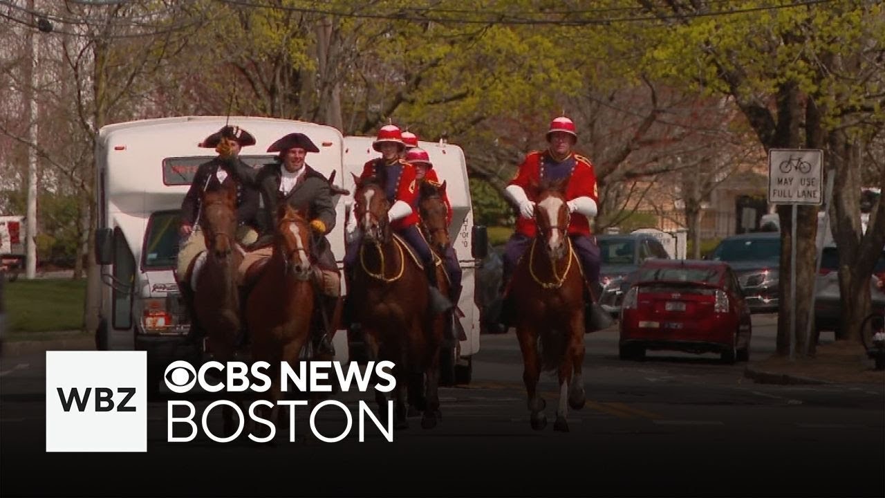 Lexington celebrates Patriots' Day with Paul Revere ride