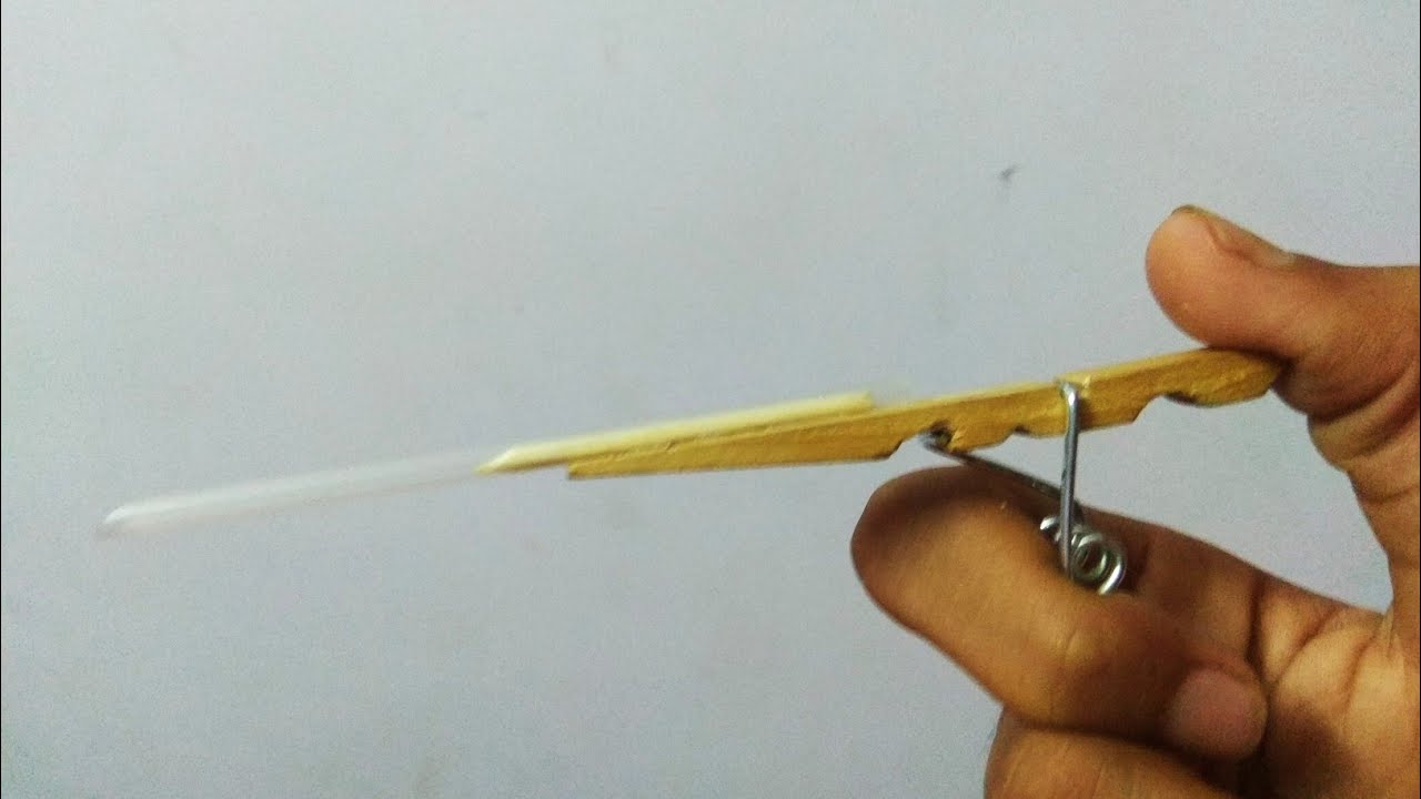 DIY cloth clip gun with high accuracy