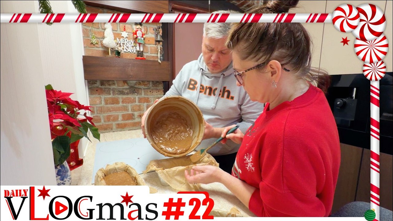 VLOGMAS 22: Spędziliśmy CAŁY dzień w KUCHNI 👩&zwj;🍳 Pieczemy ŚWIĄTECZNE ciasta 🎄 | MARZENA I MAREK