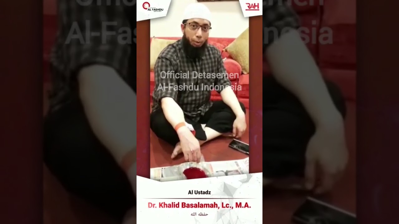 Pengobatan Arab Klasik AL-FASHDU - Ust DR Khalid Basalamah | 081936955571