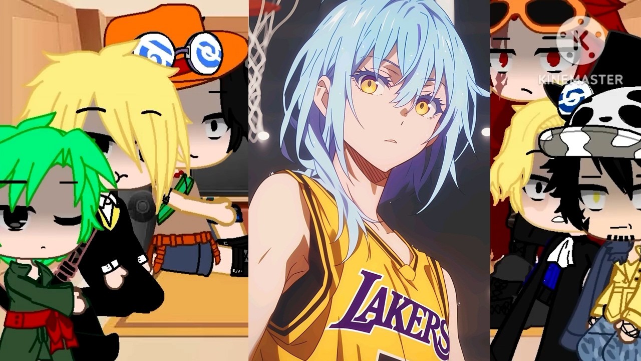 One Piece React to Luffy as Rimuru || Gacha Club