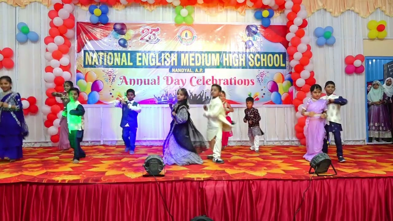 Group Dance on Godari Gattu  Song  By 1st Class students of National English Medium High School 2026