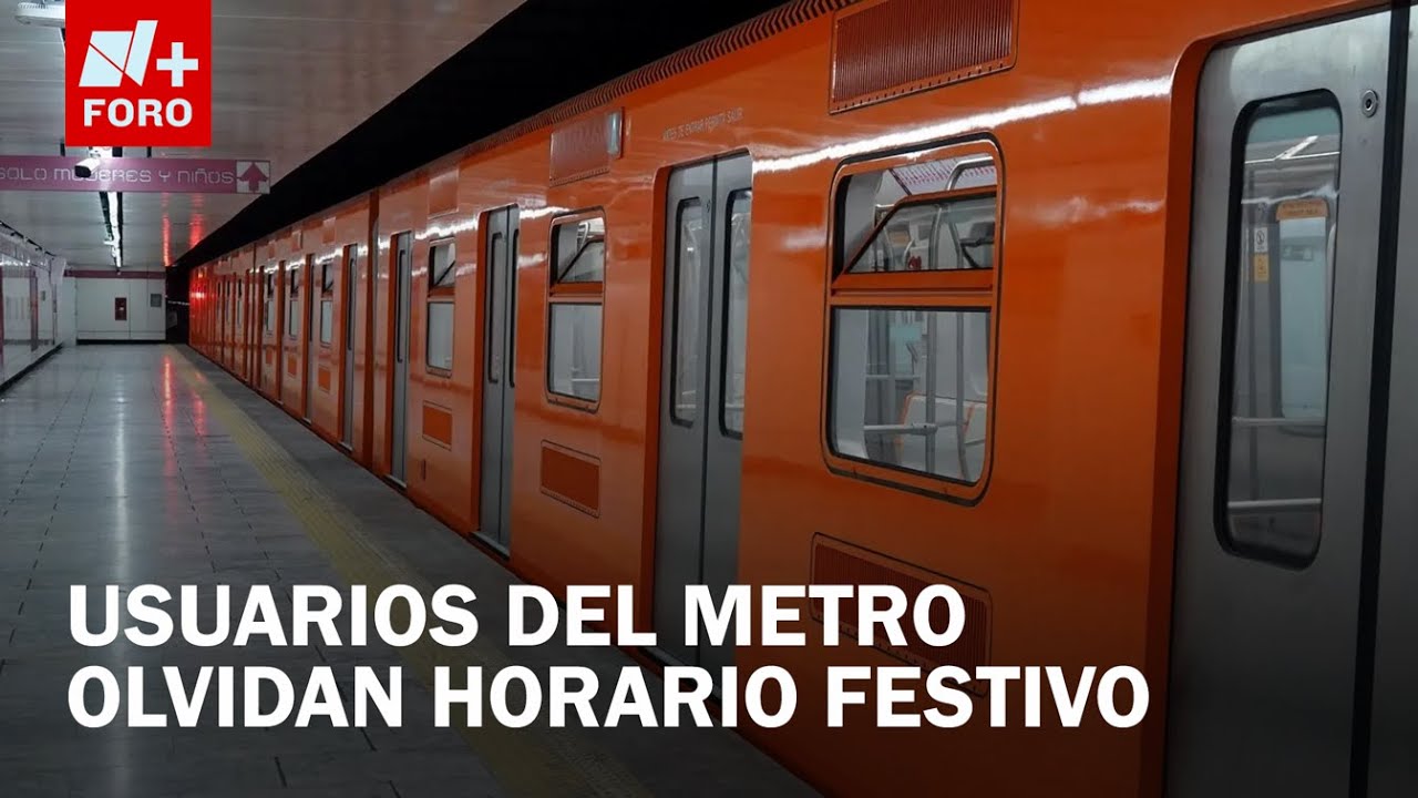 Cambio de horario del Metro CDMX afecta a usuarios - Las Noticias