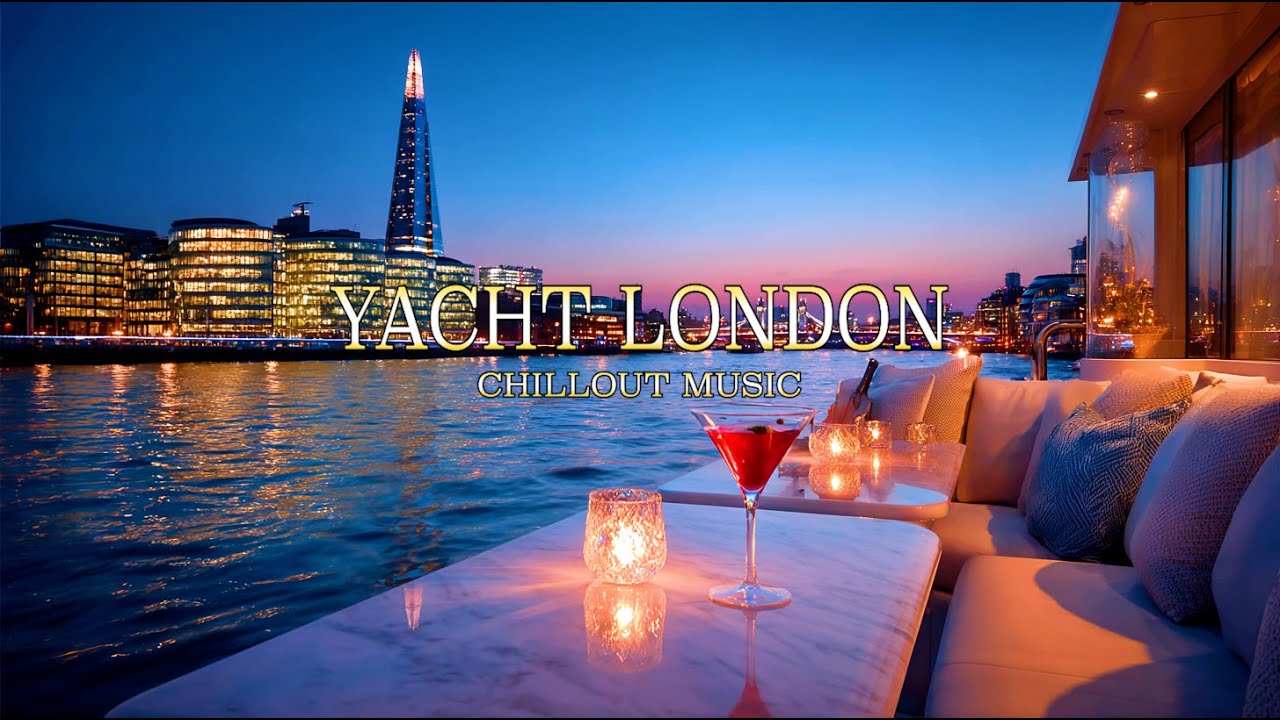 Luxury Yacht Evening | Chillout Lounge Music & City Lights 2026