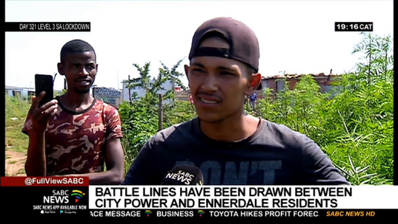 City Power dismantles illegal electricity connections in Ennerdale