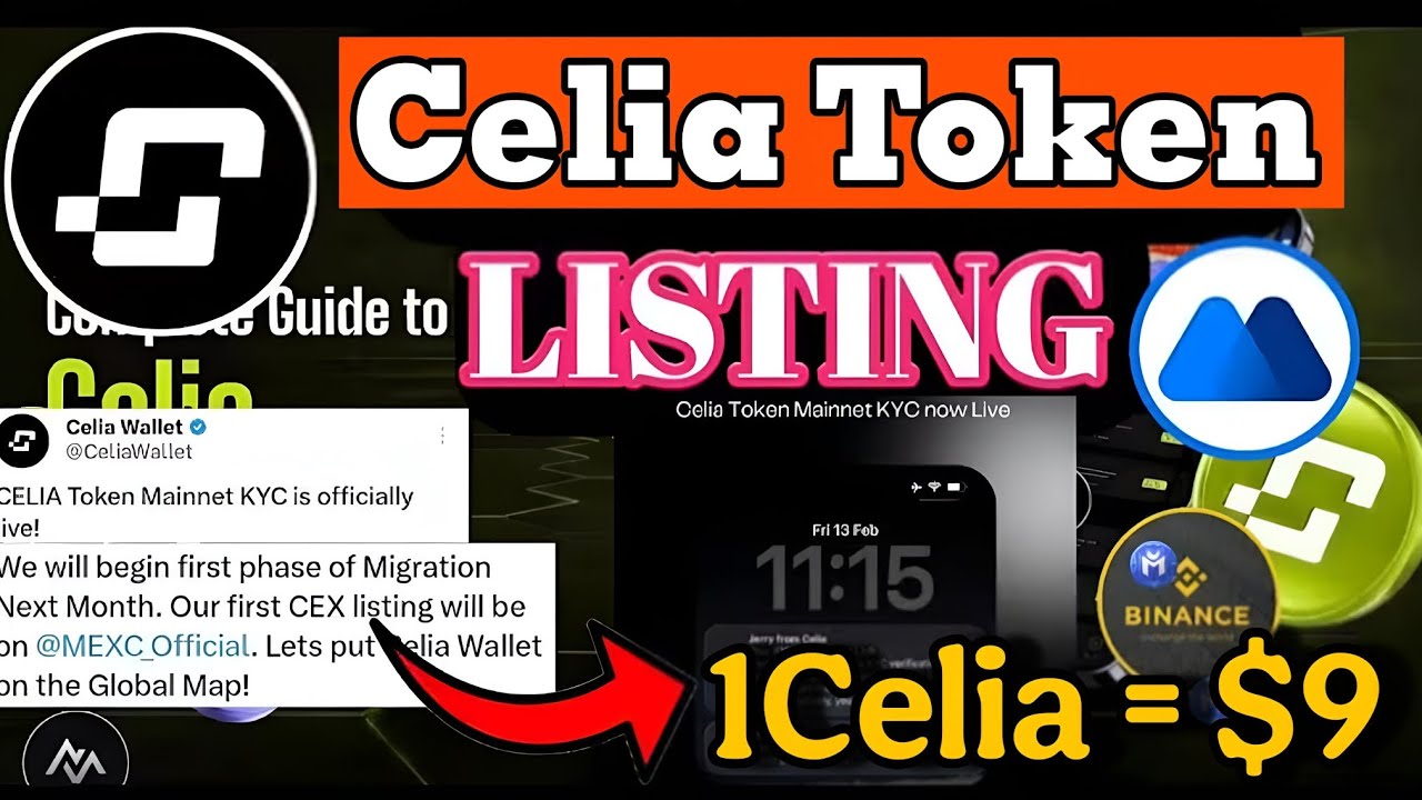 Новое обновление Celia Mining || Листинг токена Celia | Важные новости 💥 1 Celia = 9$ 🤑🎉 #celia #...