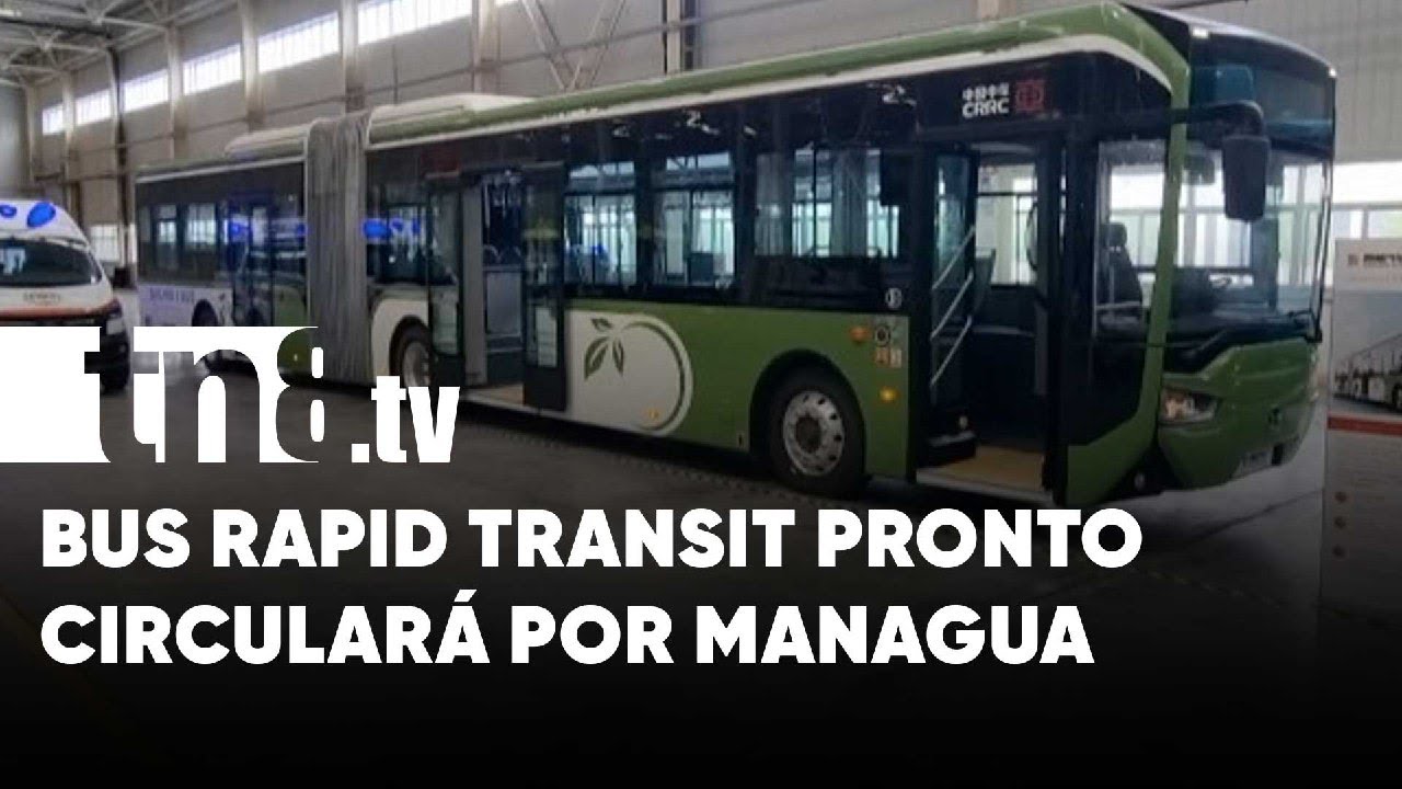 Bus Rapid Transit pronto circulará en la nueva pista de Managua