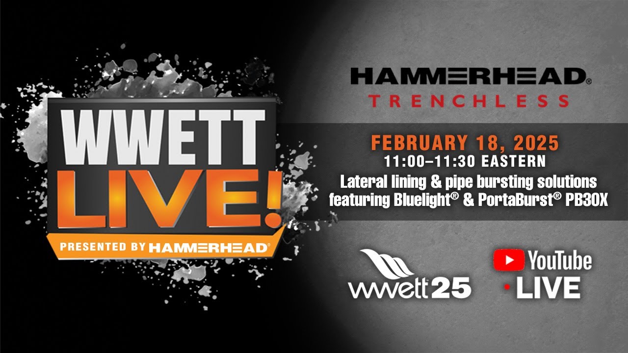 Live at WWETT 2025! Lateral lining & bursting solutions featuring Bluelight® & PortaBurst® PB30X.