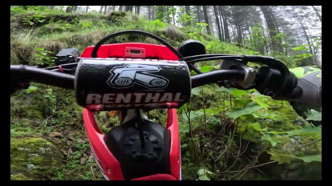 FRACASO AL SUBIR EL SIERRA NEGRA EN MOTO ENDURO HONDA CRF250F