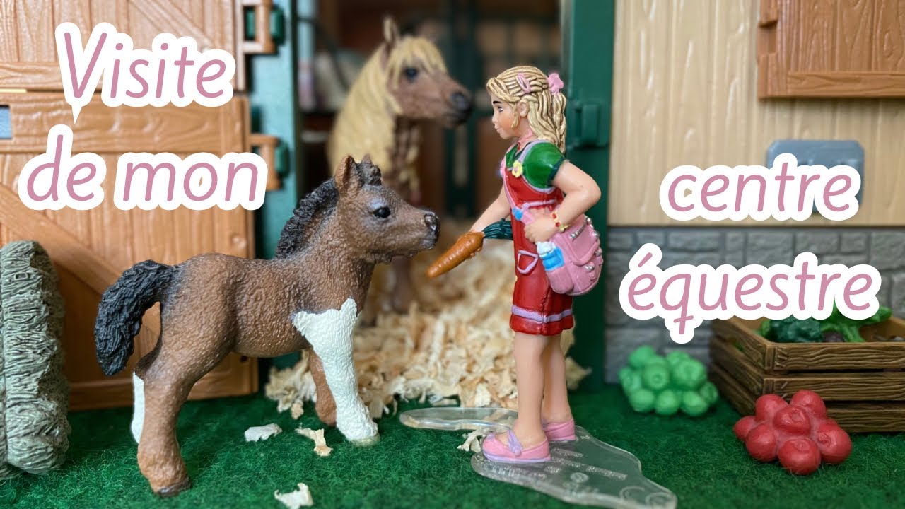 Visite de mon centre équestre Schleich !