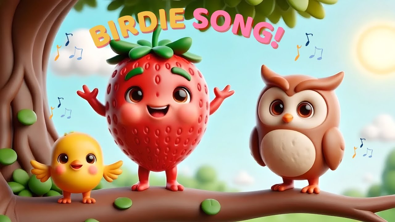 Morning Birdie! Strawberry Bob Nursery Rhyme