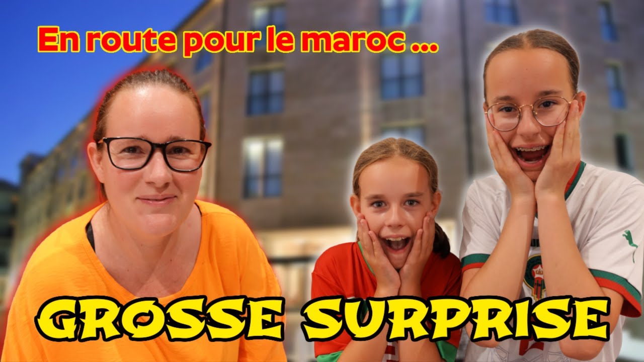 EN ROUTE POUR LE MAROC - MAMAN NOUS RESERVE UNE SUPRISE - ROOM TOUR DE LA CHAMBRE D'HOTEL EN ESPAGNE