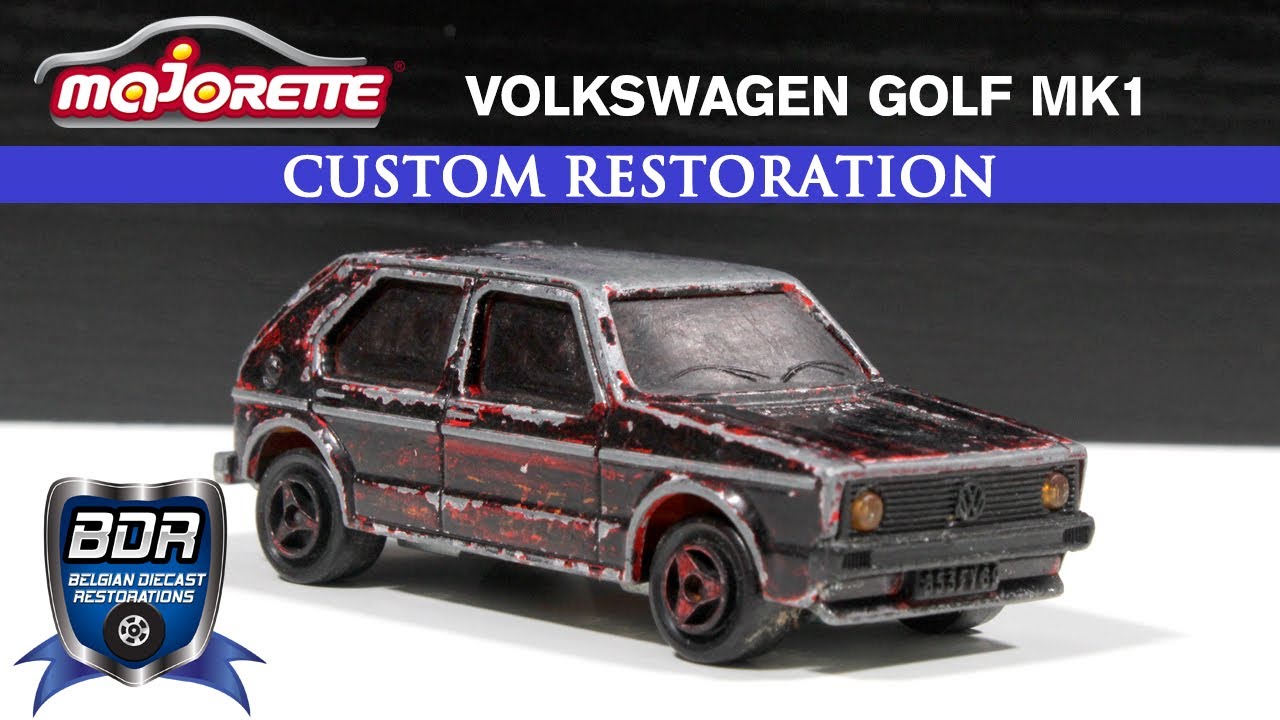 Majorette 210 Volkswagen Golf MK1 Custom Restoration