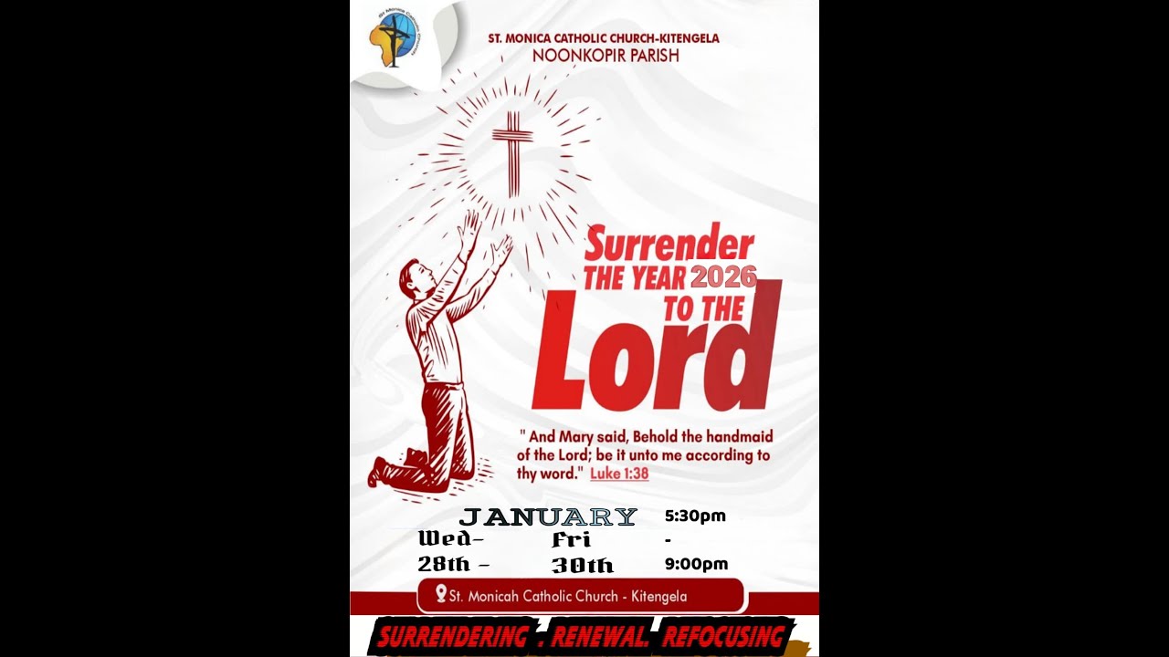 SURRENDERING THE YEAR 2026 TO THE LORD