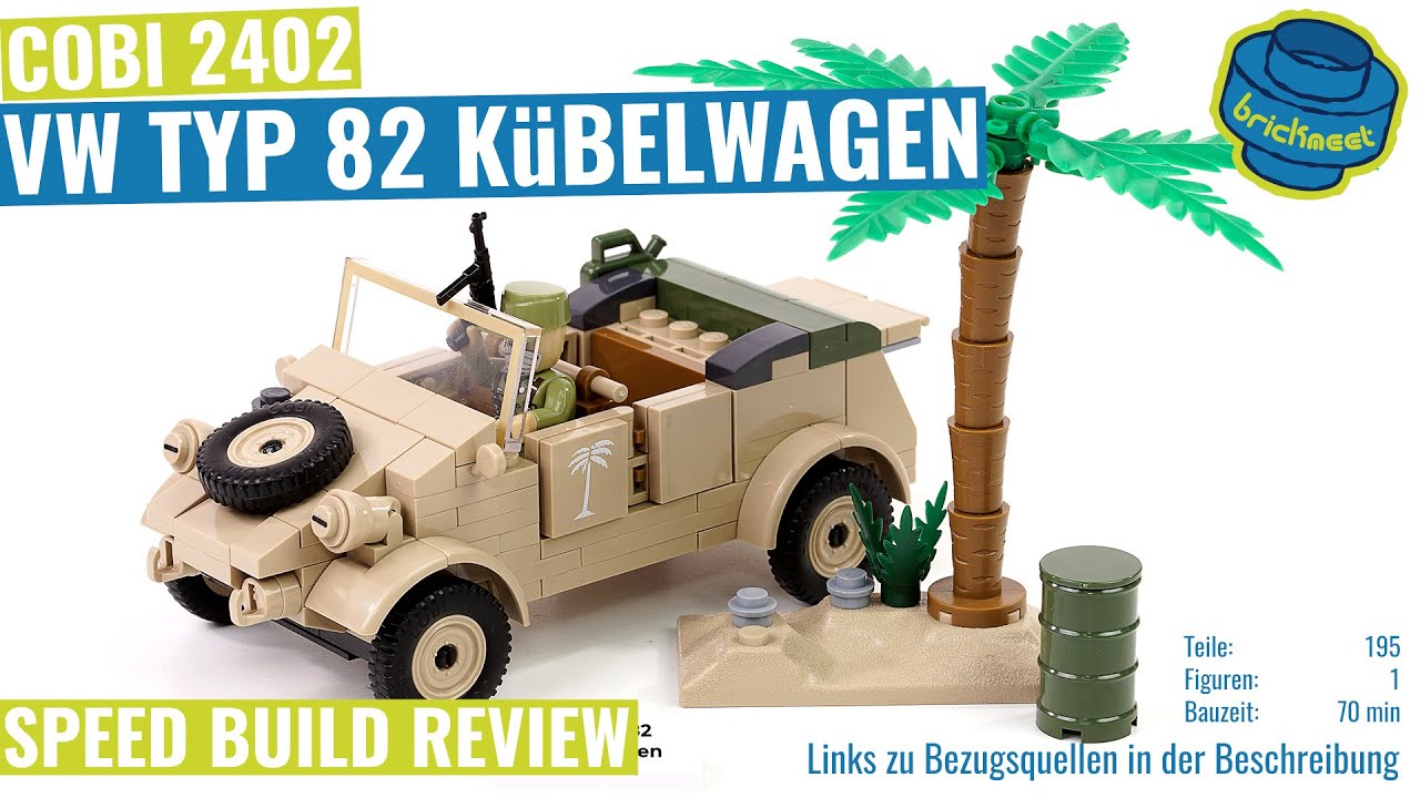 COBI 2402 VW TYP 82 Kübelwagen - Speed Build Review
