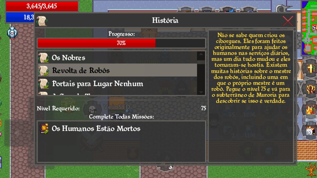 REVOLTA DOS ROBÔS MISSÃO OS HUMANOS ESTÃO MORTOS KAKELE-MMORPG
