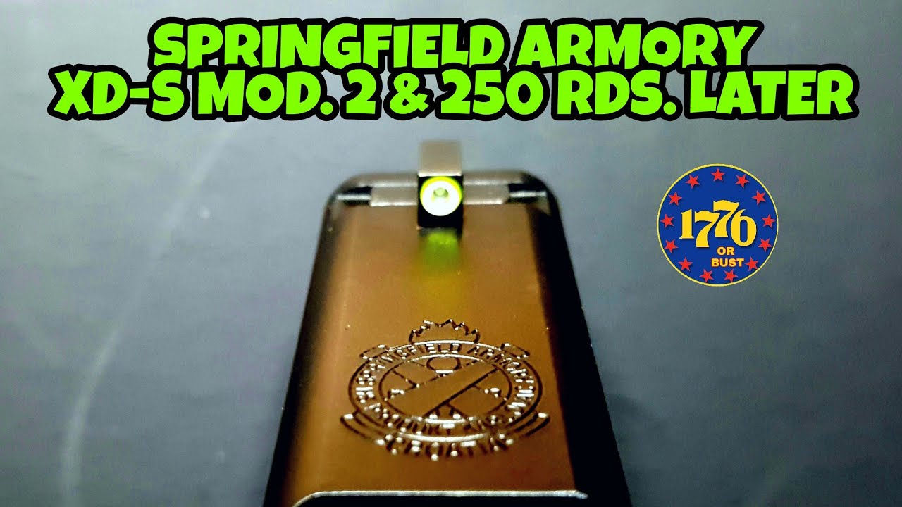 Springfield Armory XD-S Mod. 2 9 мм: общие впечатления спустя 250 выстрелов.