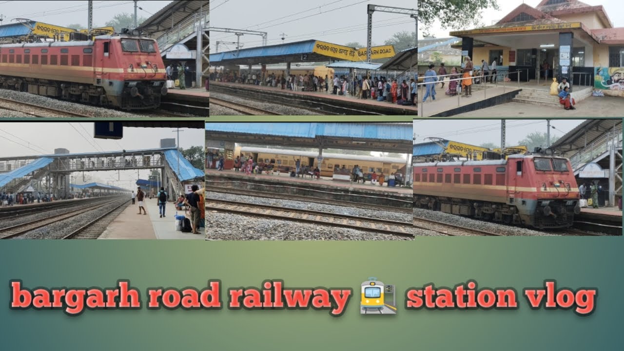 Bargarh railway 🚃 station 🚉#vlog bargarh district state of odisha# all types of vlog