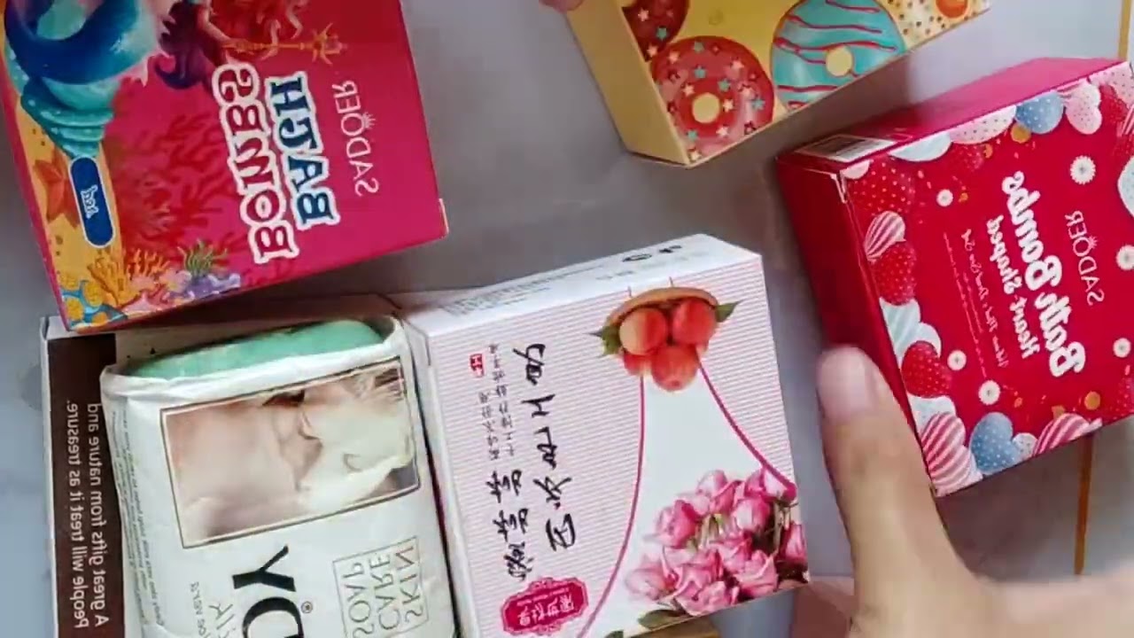 ASMR soap/Soap opening HAUL ASMR SOAP UNPACKING ASMR soap opening Satisfying Video