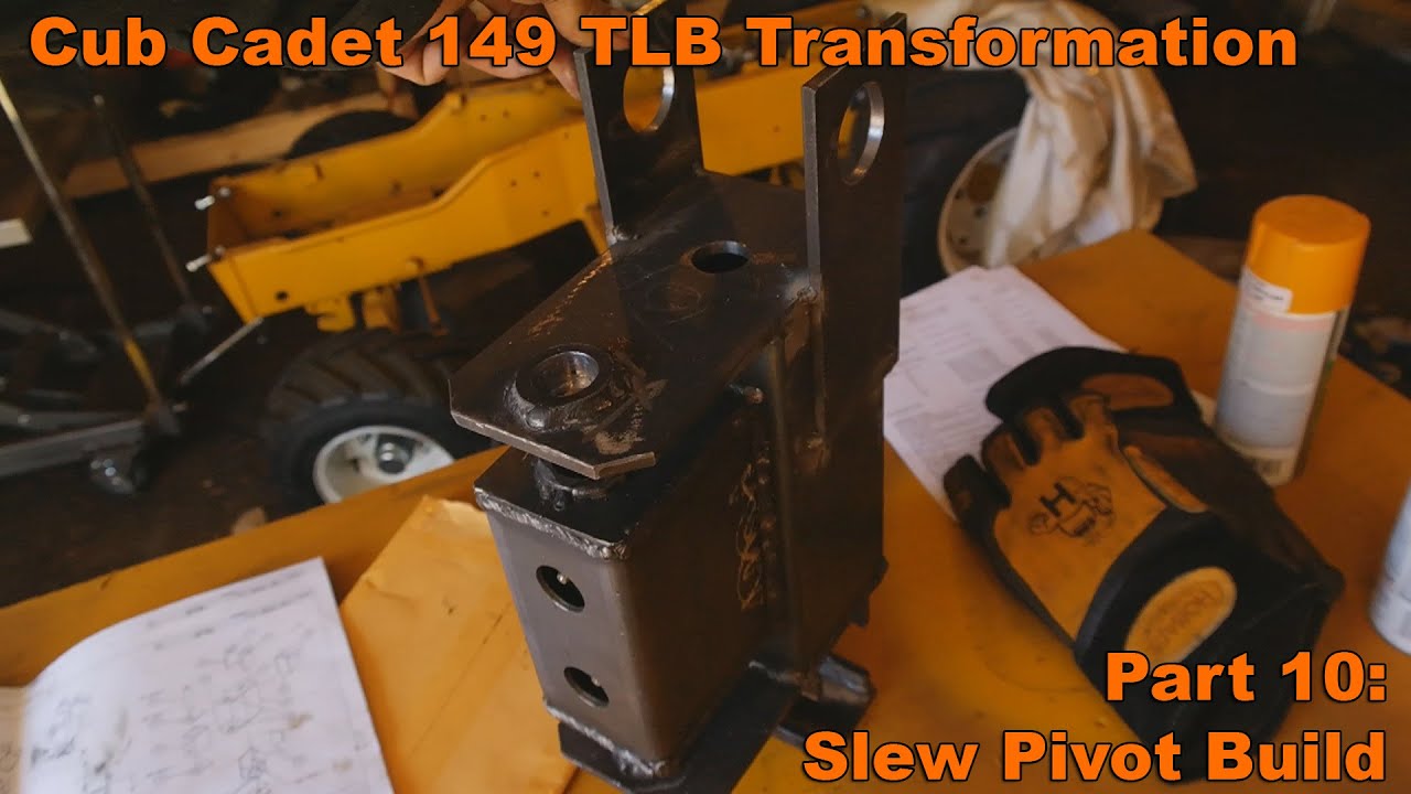 Трансформация Cub Cadet 149 TLB, часть 10: создание поворотного механизма