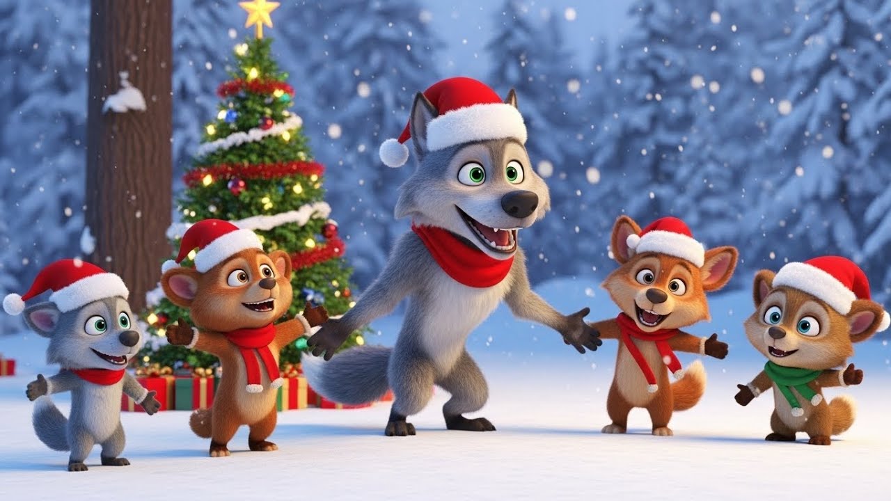 ⭐ Wolf’s Merry Christmas | A Joyful Forest Christmas Story 🐺🎄 | Fairy Tales English