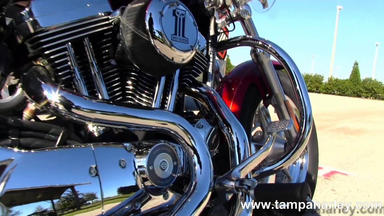 New 2013 Harley-Davidson XL1200C Sportster 1200 Custom with Kerker Exhaust