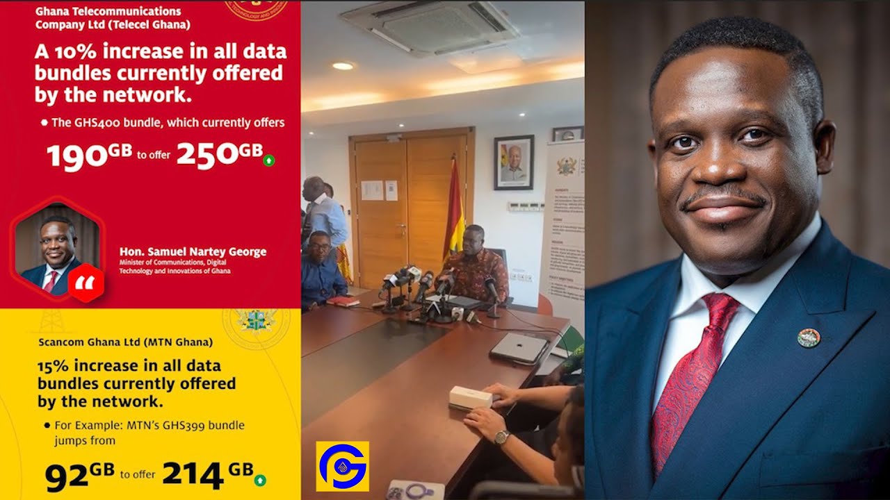 Is Sam George The Saviour Of Ghana&rsquo;s Data Bundle Challenges..Now Gh 399 will give you 214 Gigabytes🥳