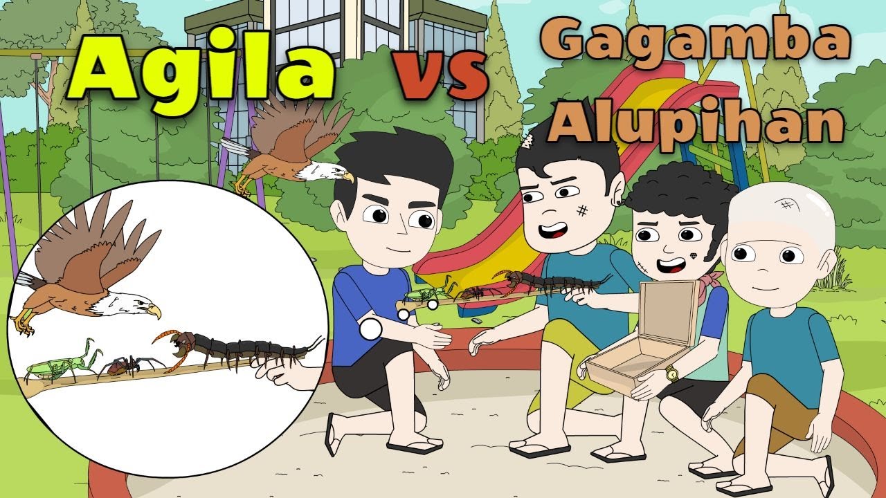 GAGAMBA TINUKA NG AGILA   | Pinoy Animation