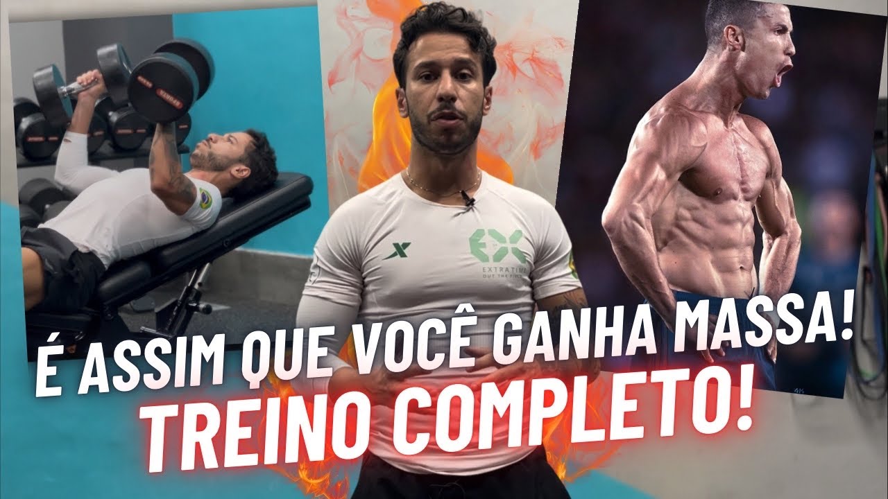 TREINANDO ATÉ A FALHA | Hipertrofia para Jogadores de Futebol ⚽️🔥