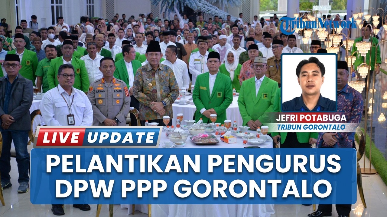 Gubernur Gusnar Ismail Hadiri Pelantikan Pengurus DPW PPP Gorontalo