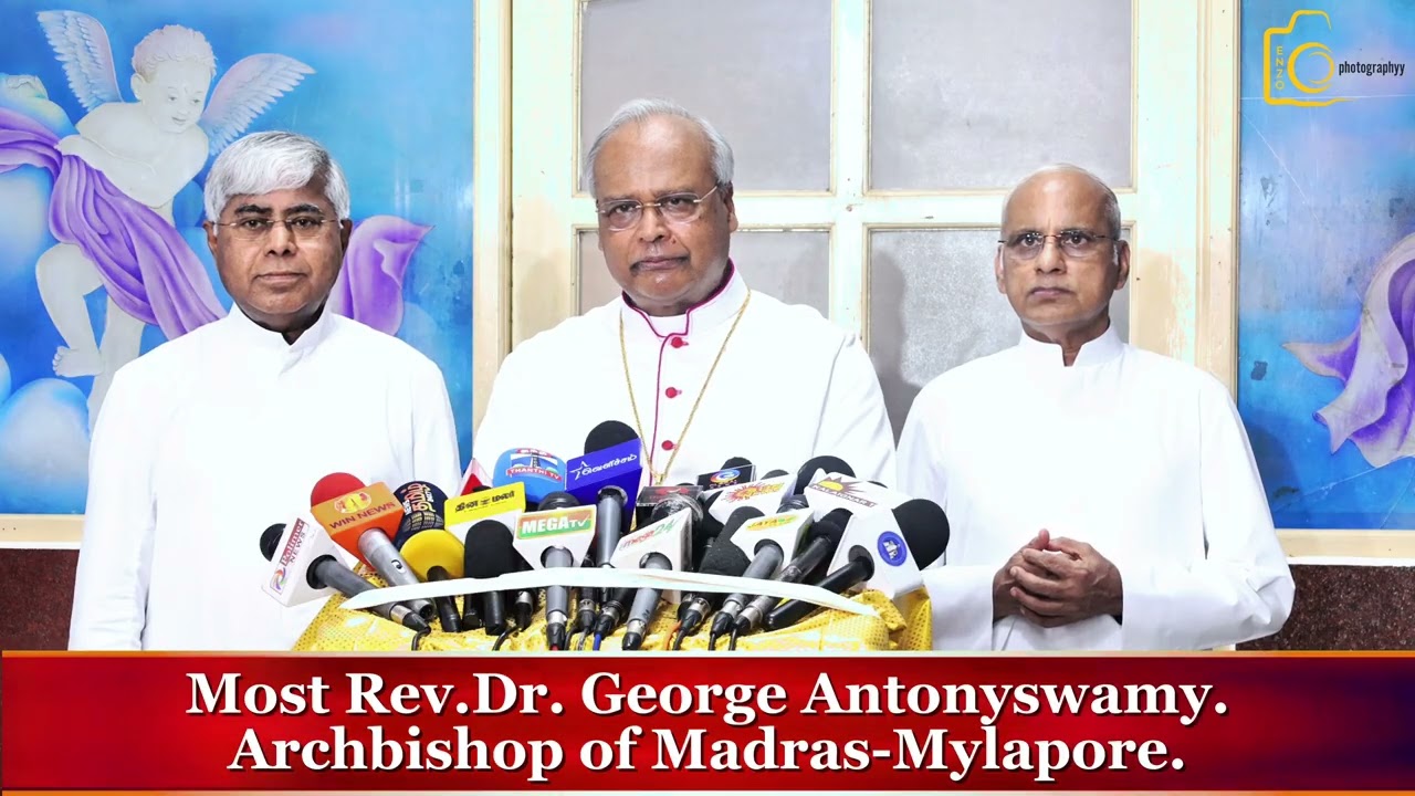 Official Press Meet By Most Rev Dr.George Antonyswamy | Archbishop of Madras-Mylapore Archdiocese