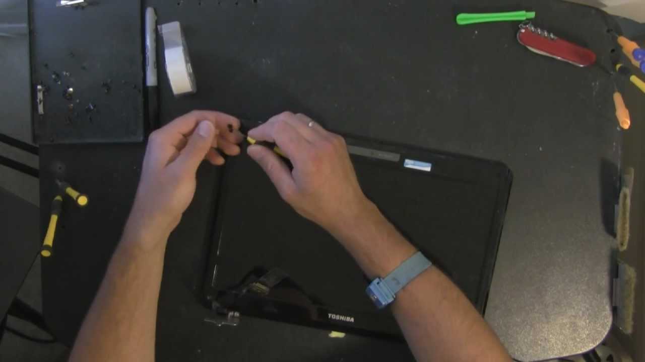 TOSHIBA T135 T135D take apart video, disassemble, how to open disassembly