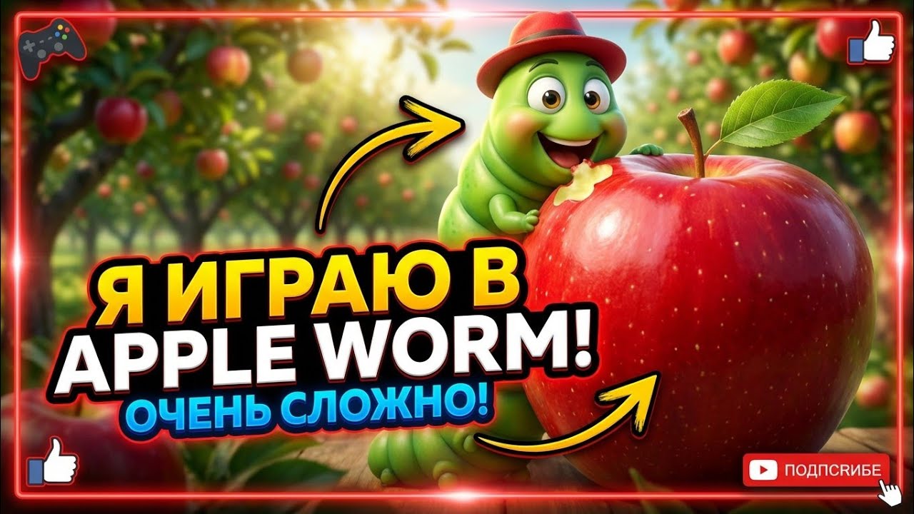 Играю в Apple worm