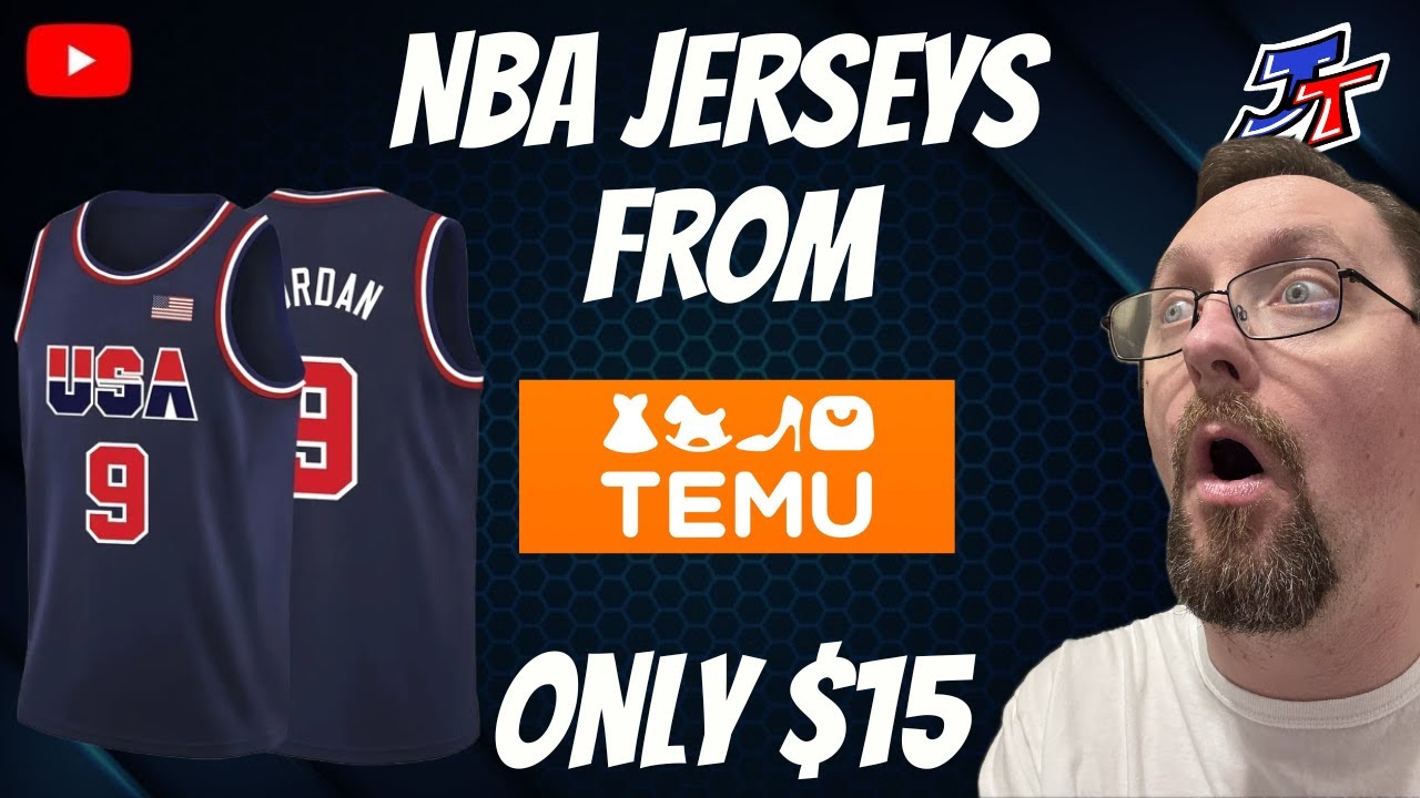 NBA JERSEYS from TEMU REVIEW!!! ONLY 15!!!