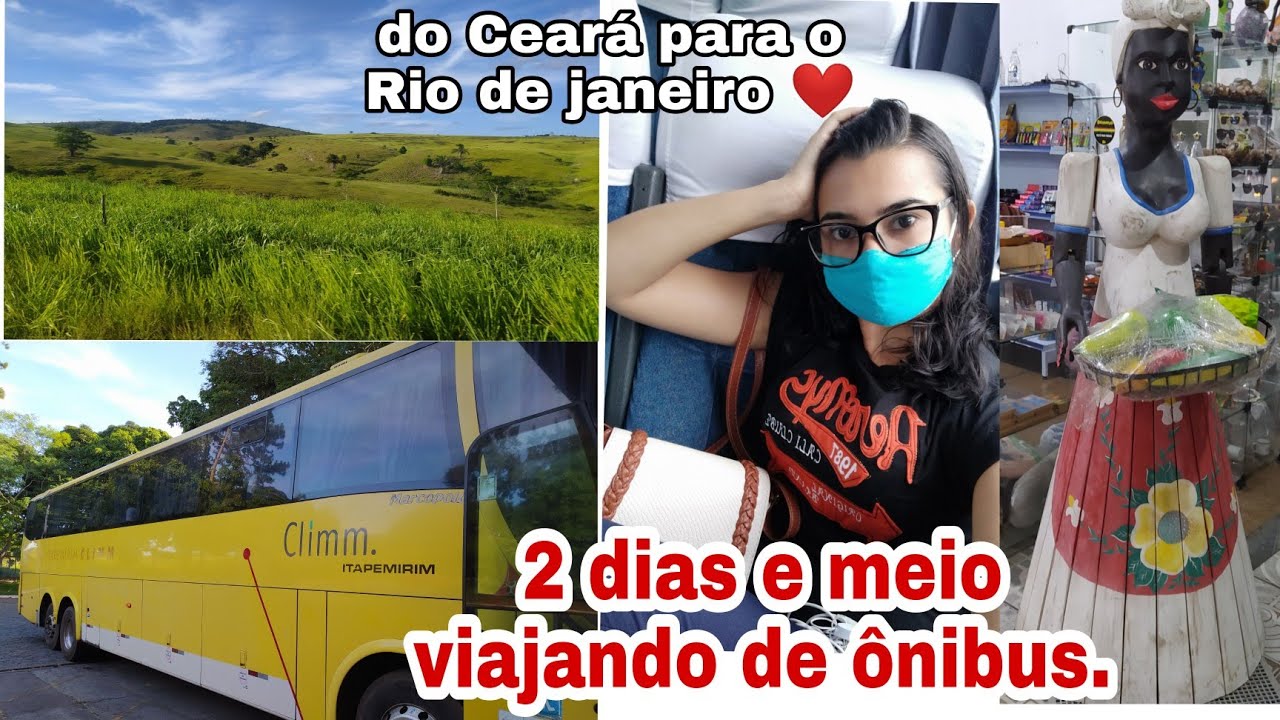 VIAJEM DE ÔNIBUS 2 DIAS ( do Ceará para o Rio de janeiro) viação Itapemirim. gravei as paradas ❤️