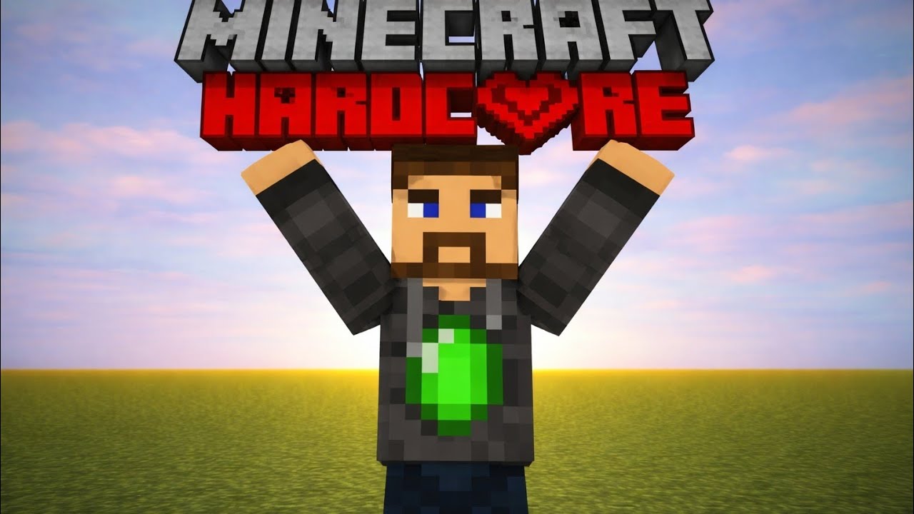 My first hardcore world in minecraft and what happend to villager   #1 