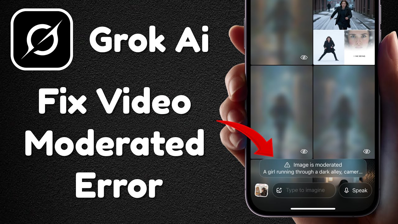 Как исправить ошибку &laquo;Видео модерируется&raquo; в Grok AI &mdash; ошибка службы модерации видео.