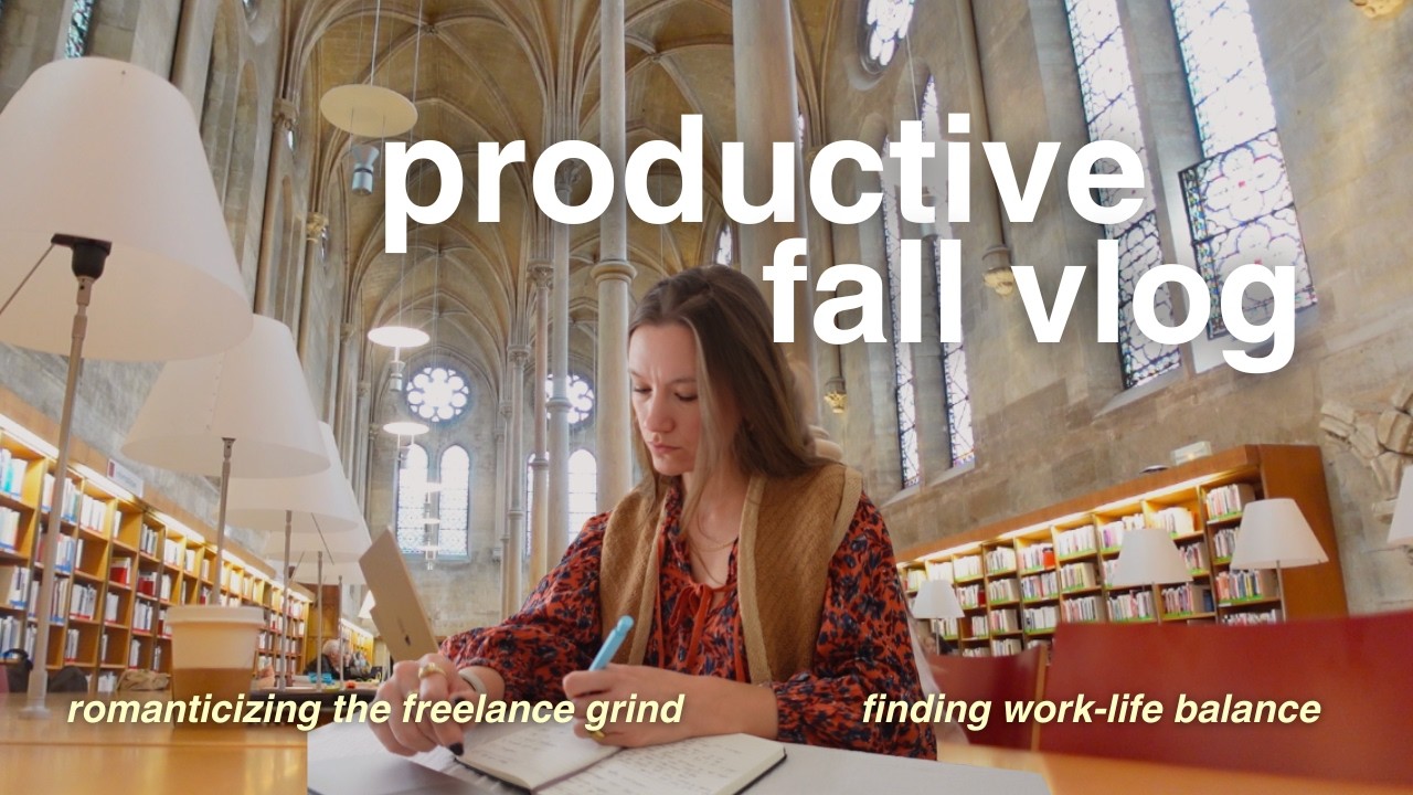 Romanticizing my 9-5 life in Paris 🍂 productive fall days & work-life balance