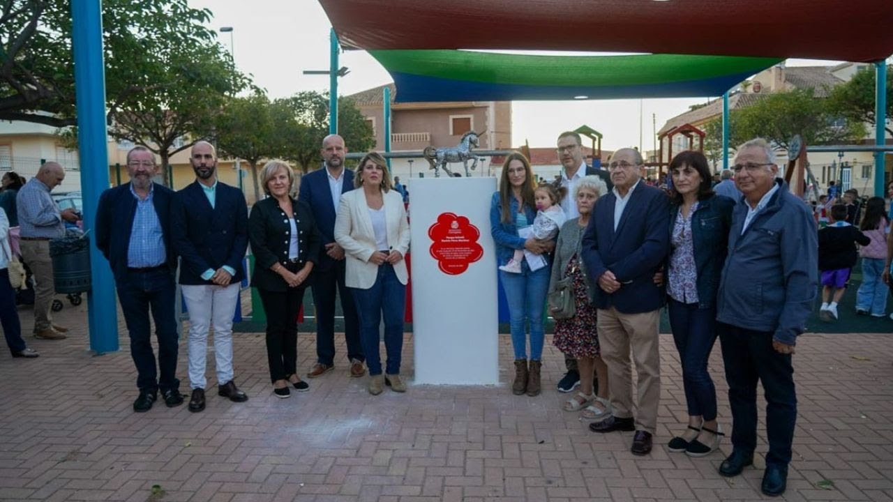 Los Belones dedica un jardín infantil a la pequeña Daniela Pérez Martínez